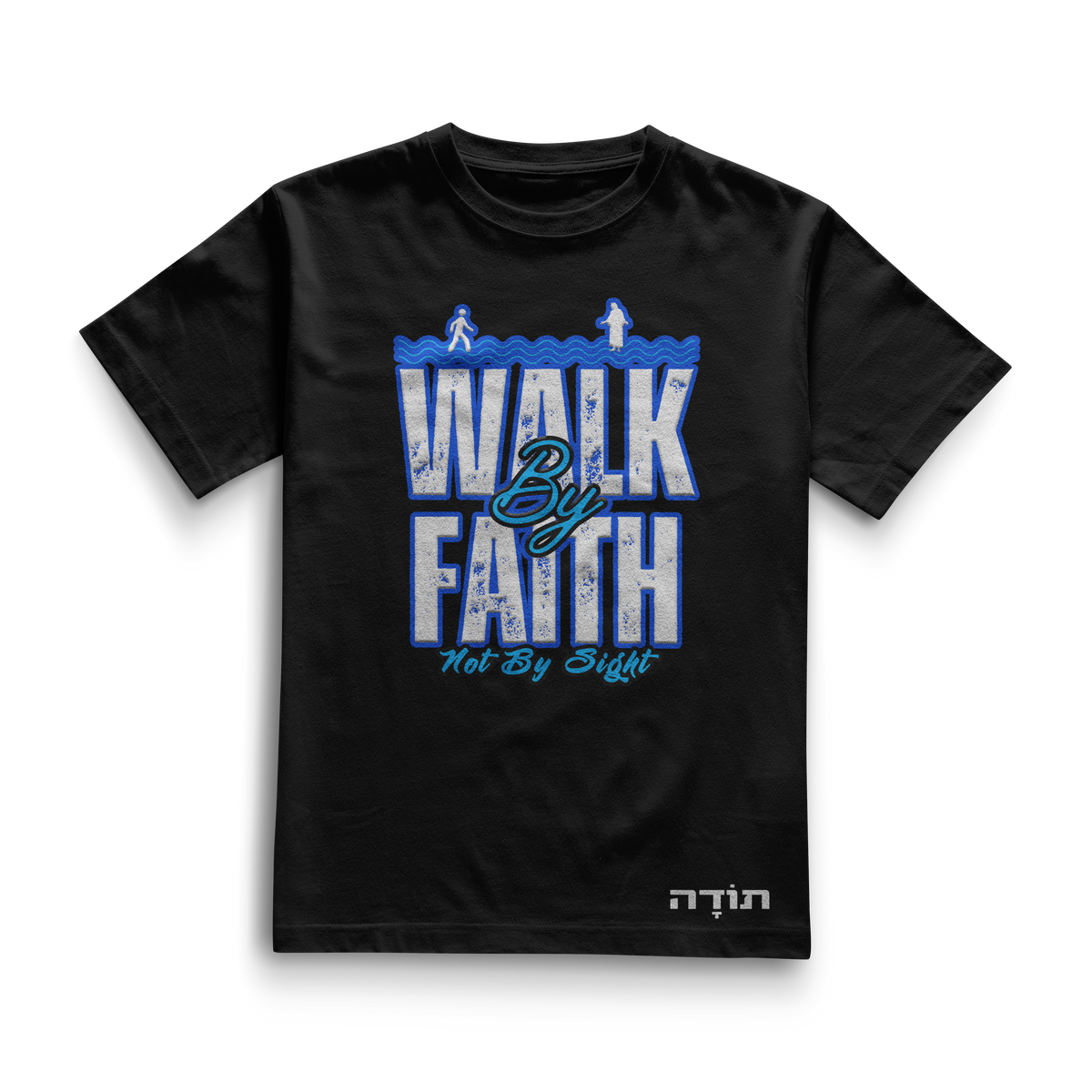 Camiseta Cotton Todah Clothing “Walk By Faith – Not By Sight (Water Edition)”
