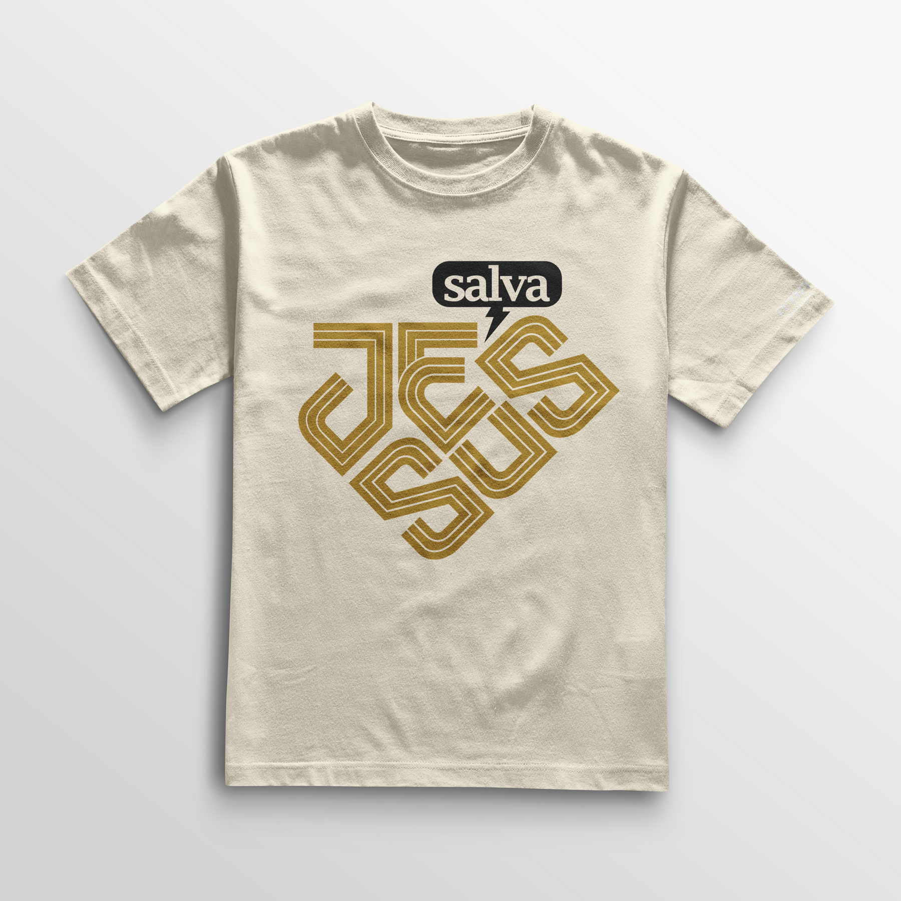 Camiseta “Jesus Salva – Retro Line” Cotton Premium
