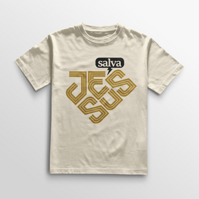 Camiseta “Jesus Salva – Retro Line” Cotton Premium