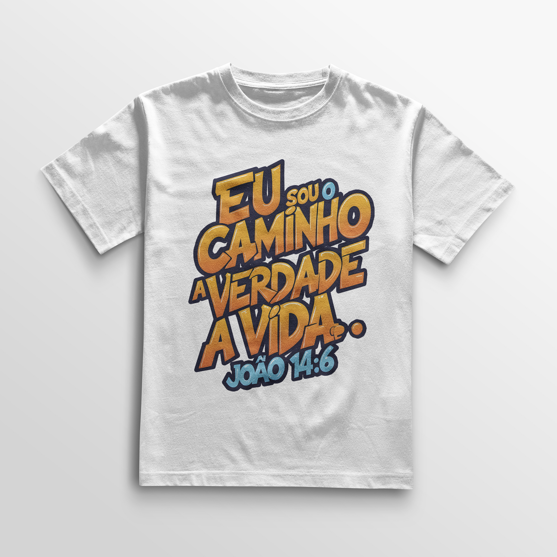 Camiseta Feminina Cotton TODAH – Eu Sou o Caminho, a Verdade e a Vida (João 14:6)