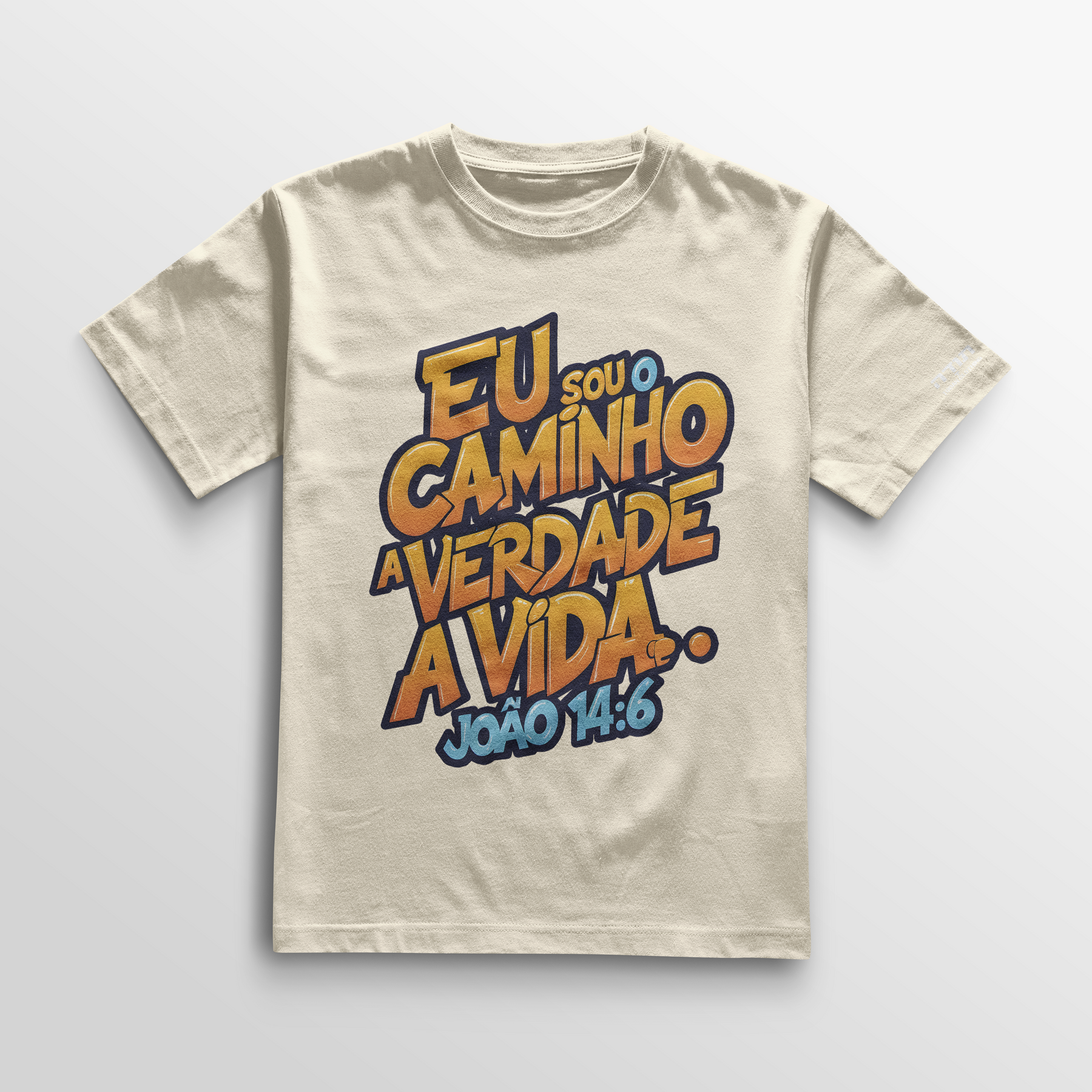 Camiseta Feminina Cotton TODAH – Eu Sou o Caminho, a Verdade e a Vida (João 14:6)