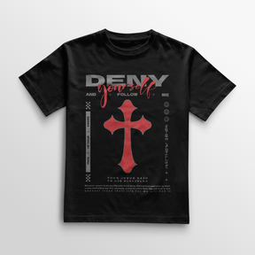 Camiseta Todah Clothing “Deny Yourself – Mateus 16:24” Cotton Premium