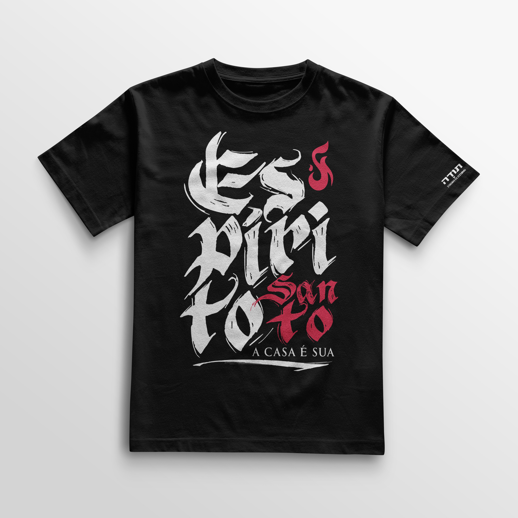 Camiseta Cotton Todah Clothing “Espírito Santo – A Casa é Sua”